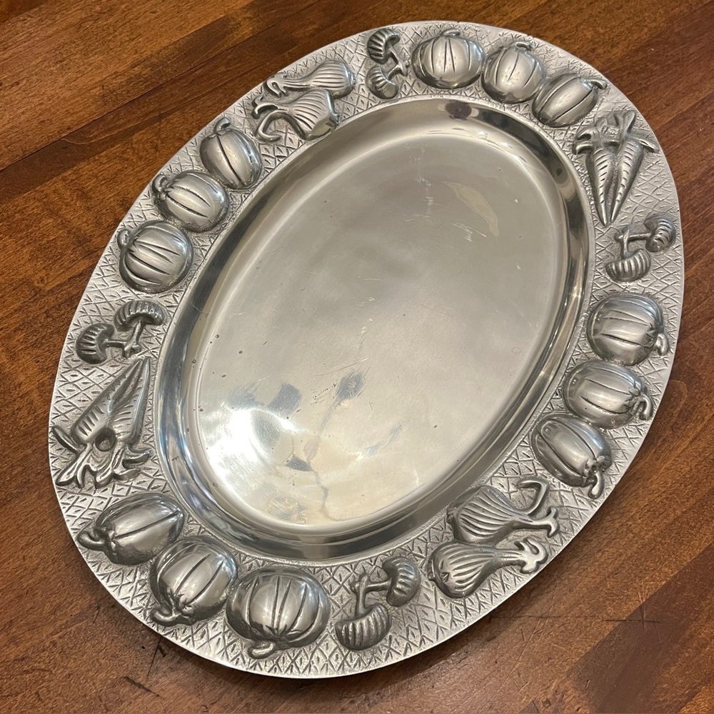 Pewter Vegetable Platter